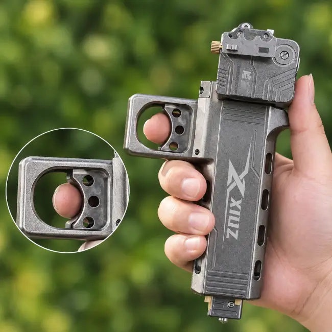 SlingSwift auto-loading slingshot trigger mechanism